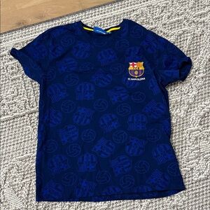 FC Barcelona Kids Navy Blue T-Shirt